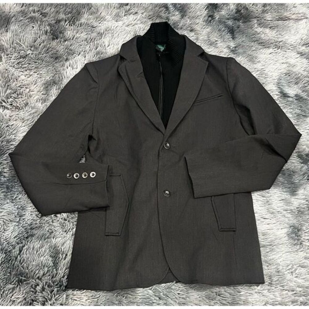 American‎ Breed Casual Wear Men Blazer Gray Jacket American Style Coat Size   M